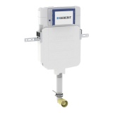 Cutout image of Geberit Sigma 8cm Reduced Depth Concealed Dual Flush Cistern